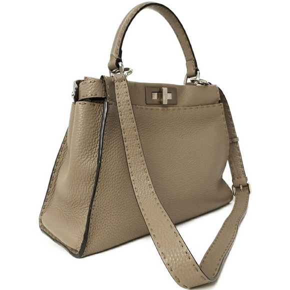 Fendi Selleria Peekaboo Regular Shoulder Bag - Picture 2 of 9